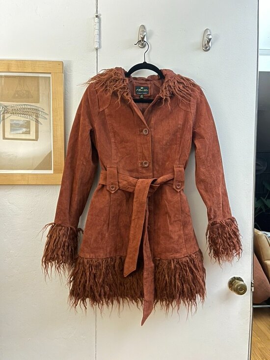 Jackets & Blazers - Vintage Penny Lane Leather Coat
